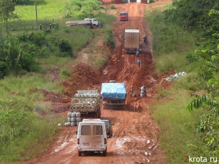 Худшая дорога в Бразилии (45 фотографий).