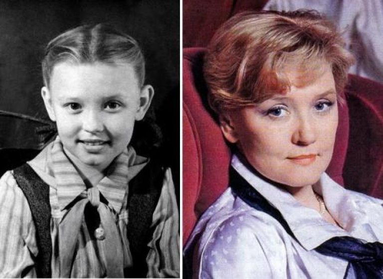 Советские звезды в детстве. Известные актрисы в детстве.