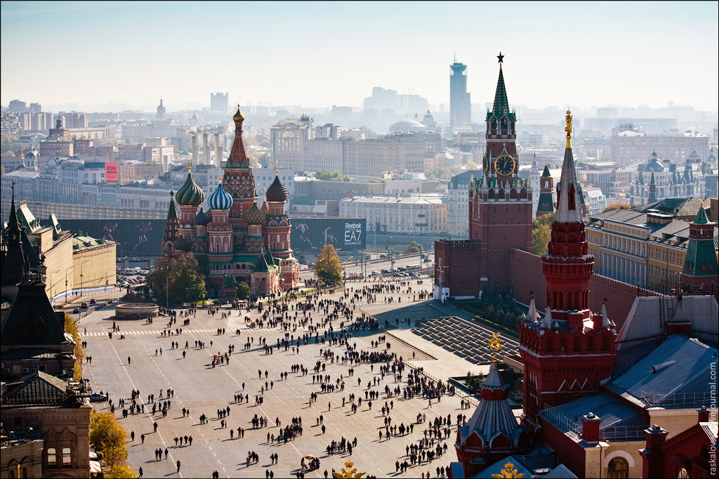 Красная площадь москва сверху фото