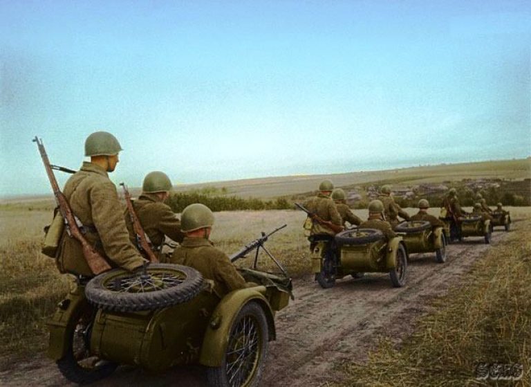Вторая мировая война в цвете фото