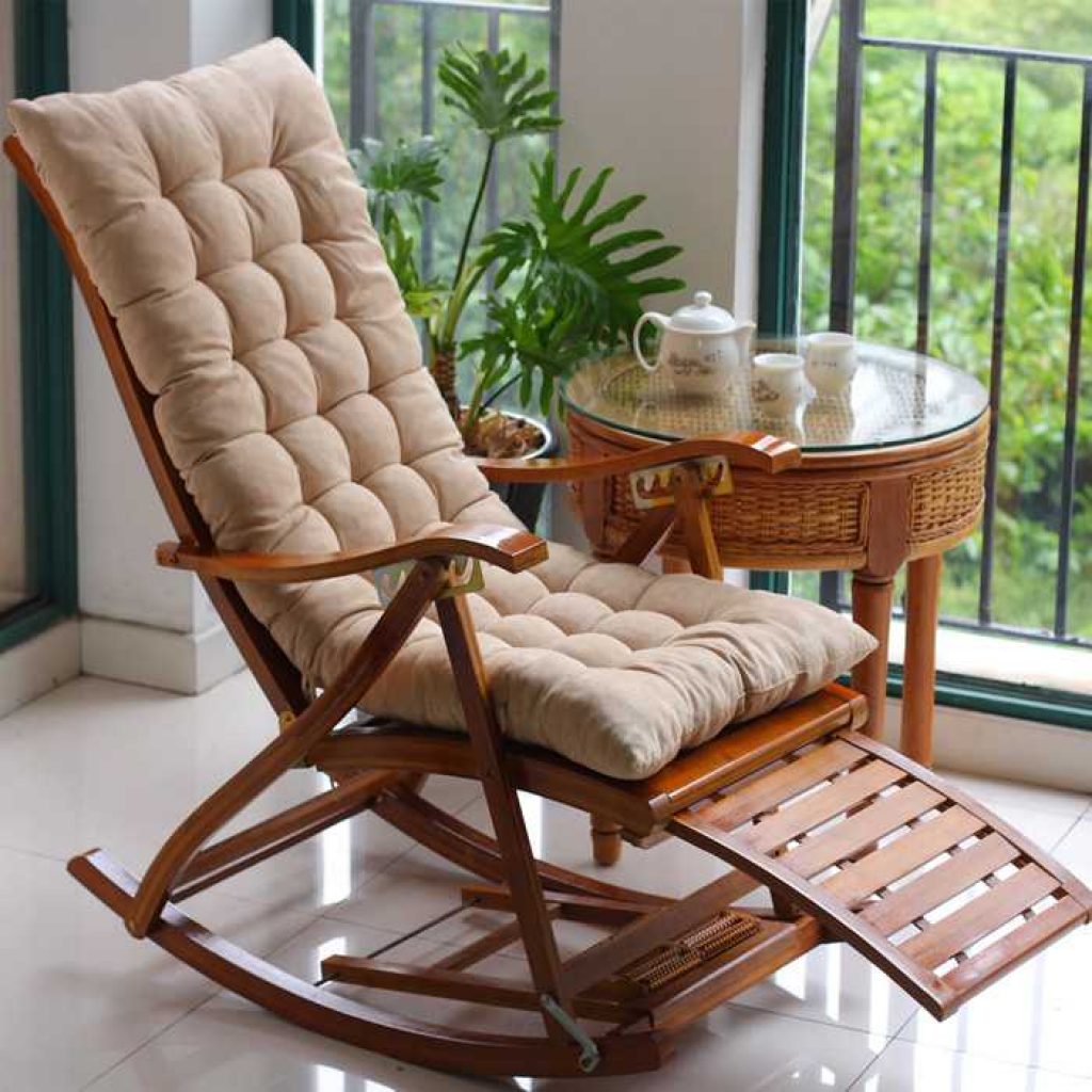 Кресло-качалка с подушкой tg0195c