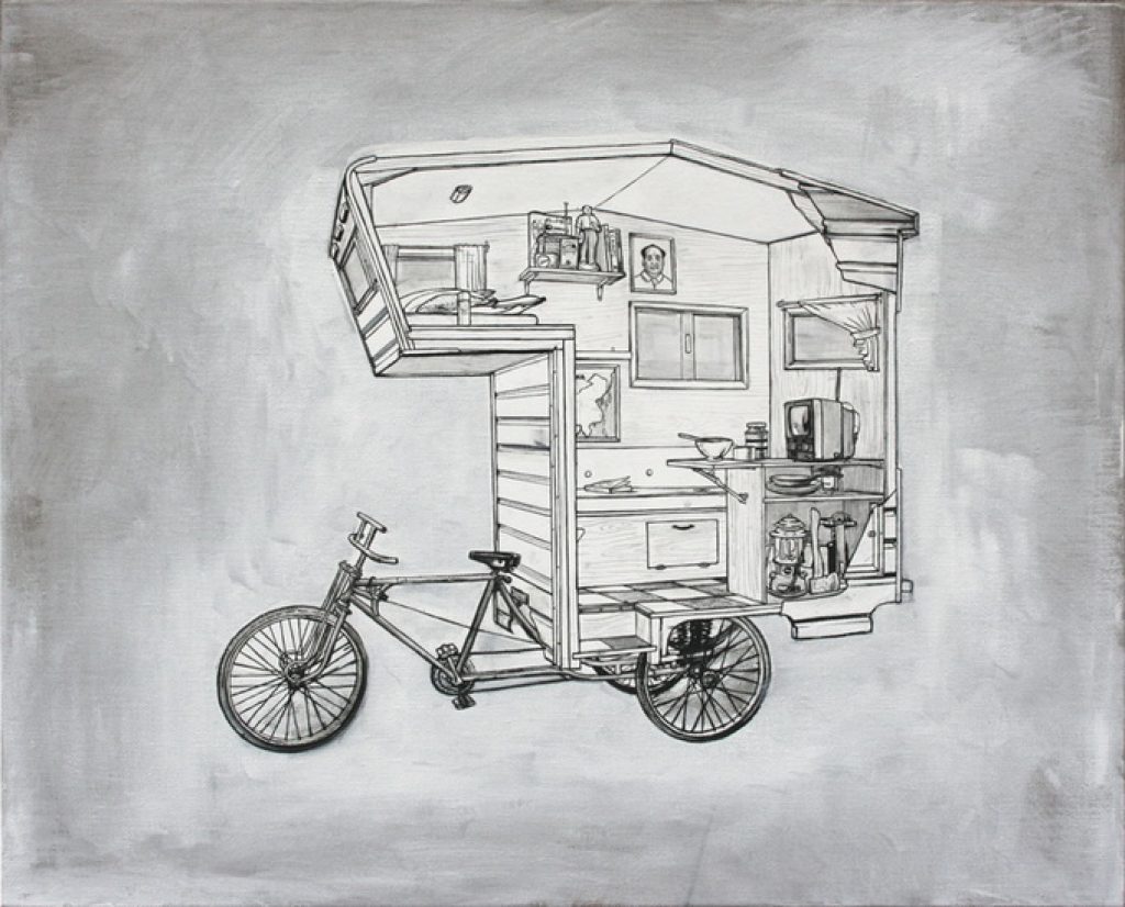 Велокемпер дом на колесах с педальным приводом