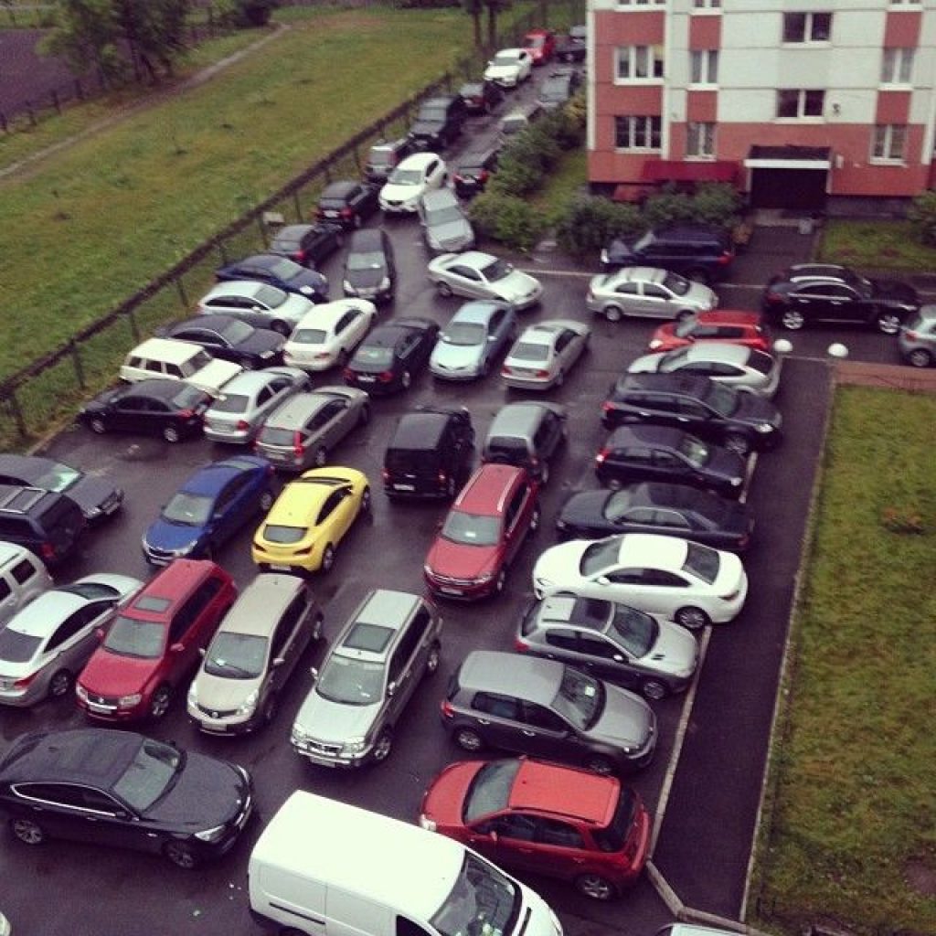 неправильная парковка в москве
