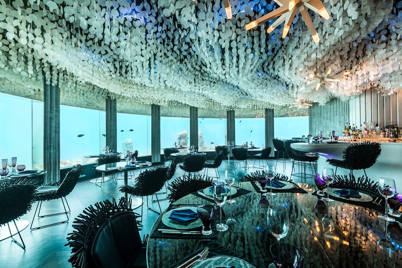 Подводный ресторан - Мальдивские острова