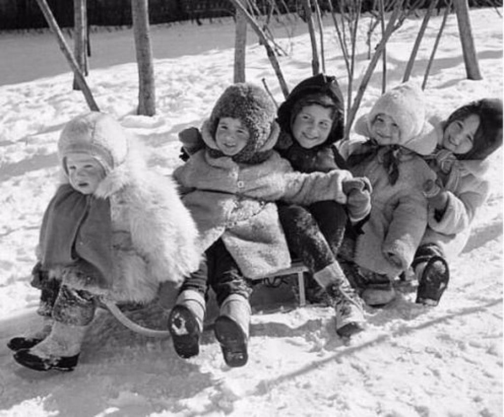 Дети 80-х годов зима