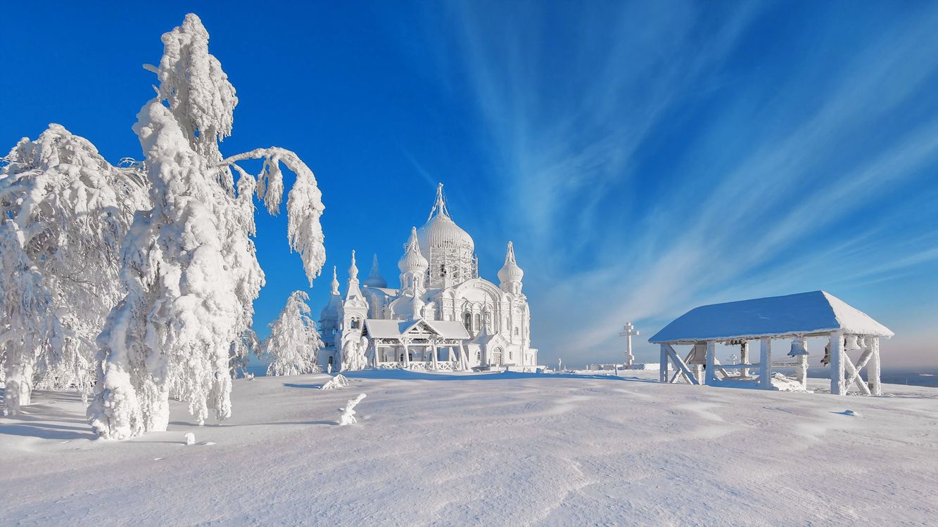 Белогорский монастырь Пермский зима 2022