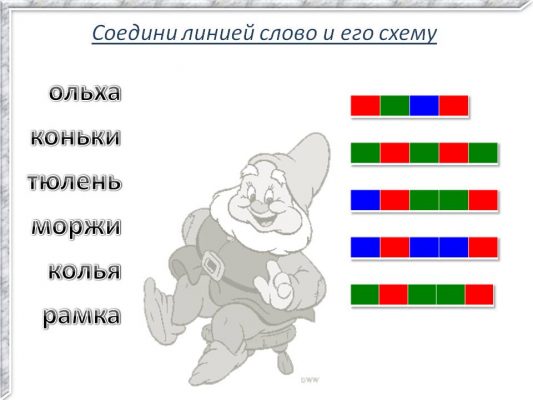 Выполни звуковые схемы слов боль баян белка