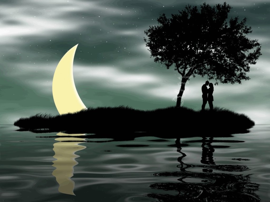 Окружающее спокойно. Ночь рисунок. Летняя ночь. Ночь Луна спокойной ночи. Одинокий месяц.